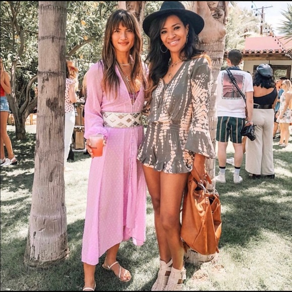 ExPRESS Rocky Barnes Swiss Dot Sheer Button Kimono - Picture 4 of 4